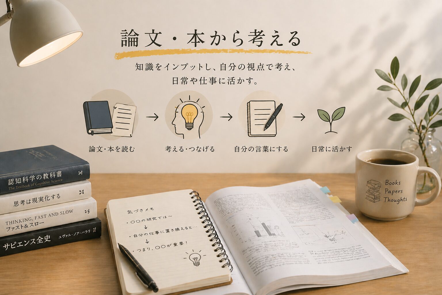 論文・本から考える