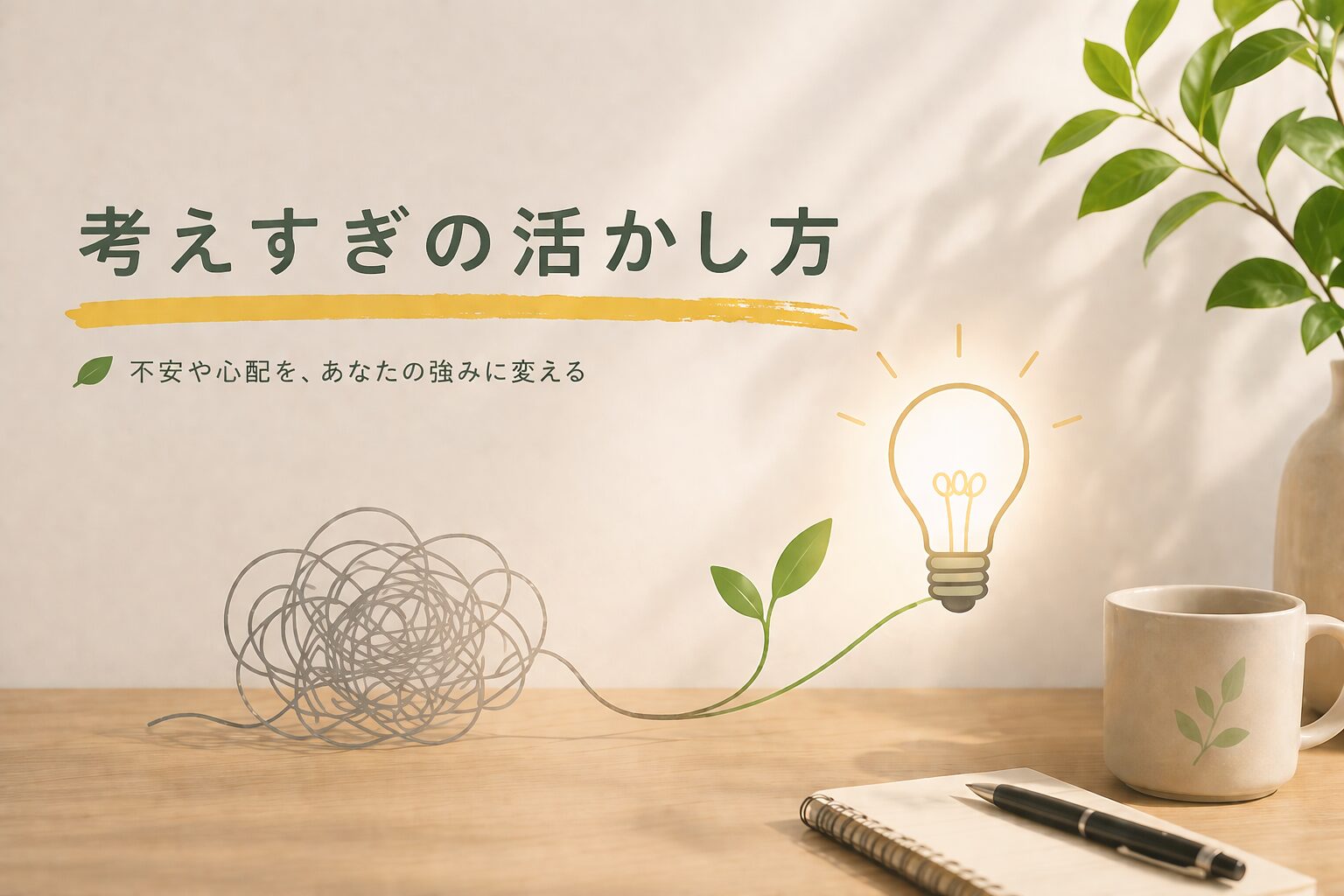 考えすぎの活かし方